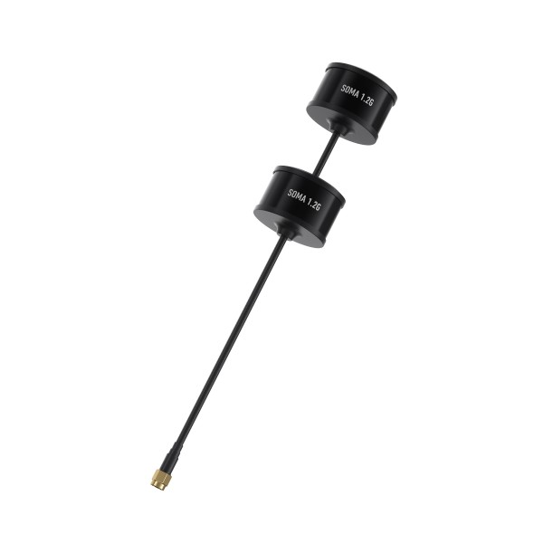 Antenne ABS d'origine GEPRC SOMA Momoda 1.2G/1.3G DUAL RHCP SMA 3.26dBi 170mm + 80mm pour pièces RC FPV